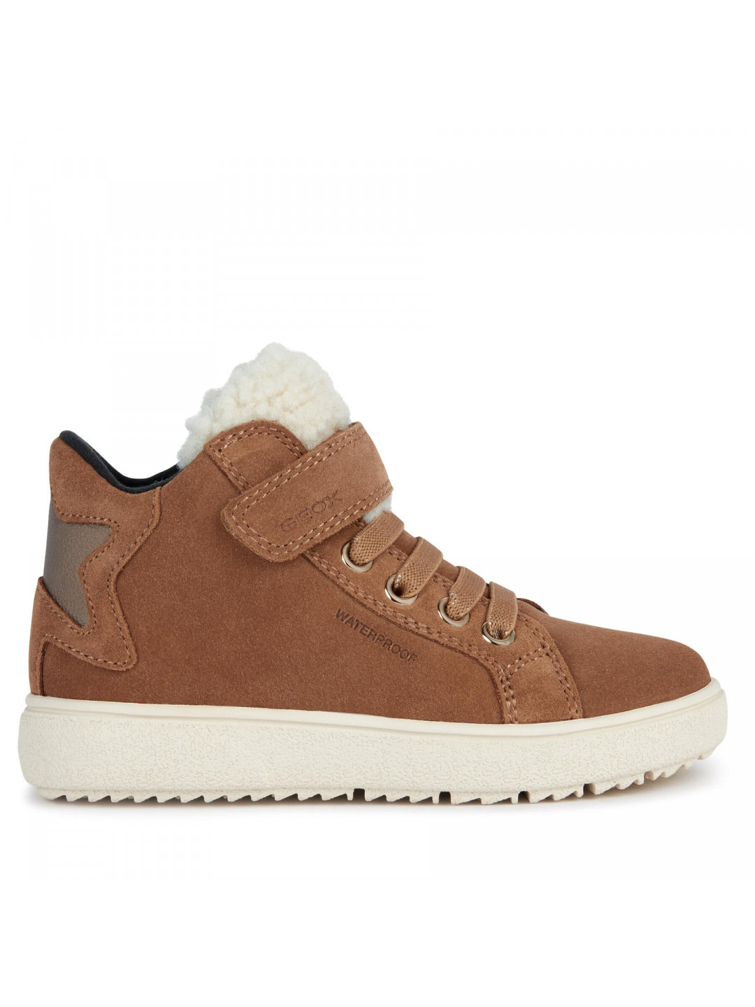 Sneakersy Geox J Theleven Girl Wpf J36HYC 022BH C6627 M Hnědá